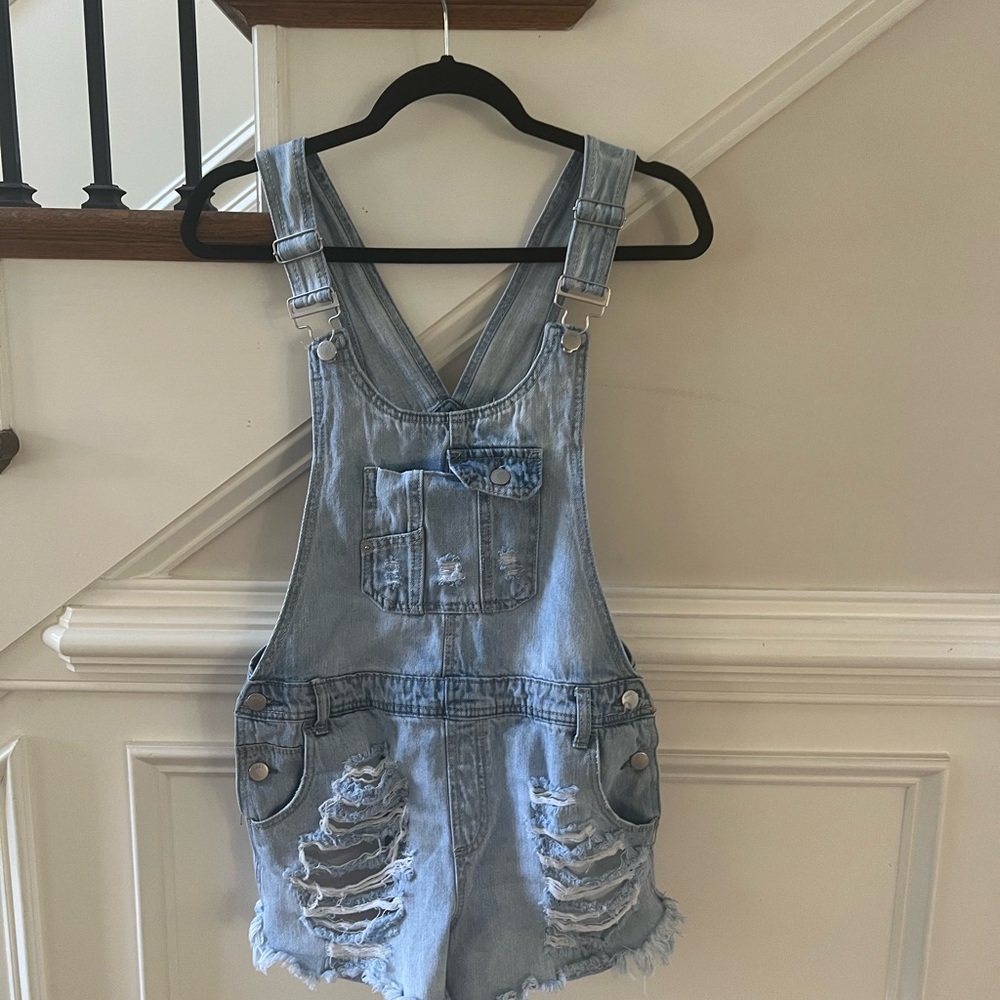 Jean shortalls